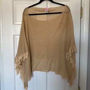 Lilly Pulitzer sweater wrap.